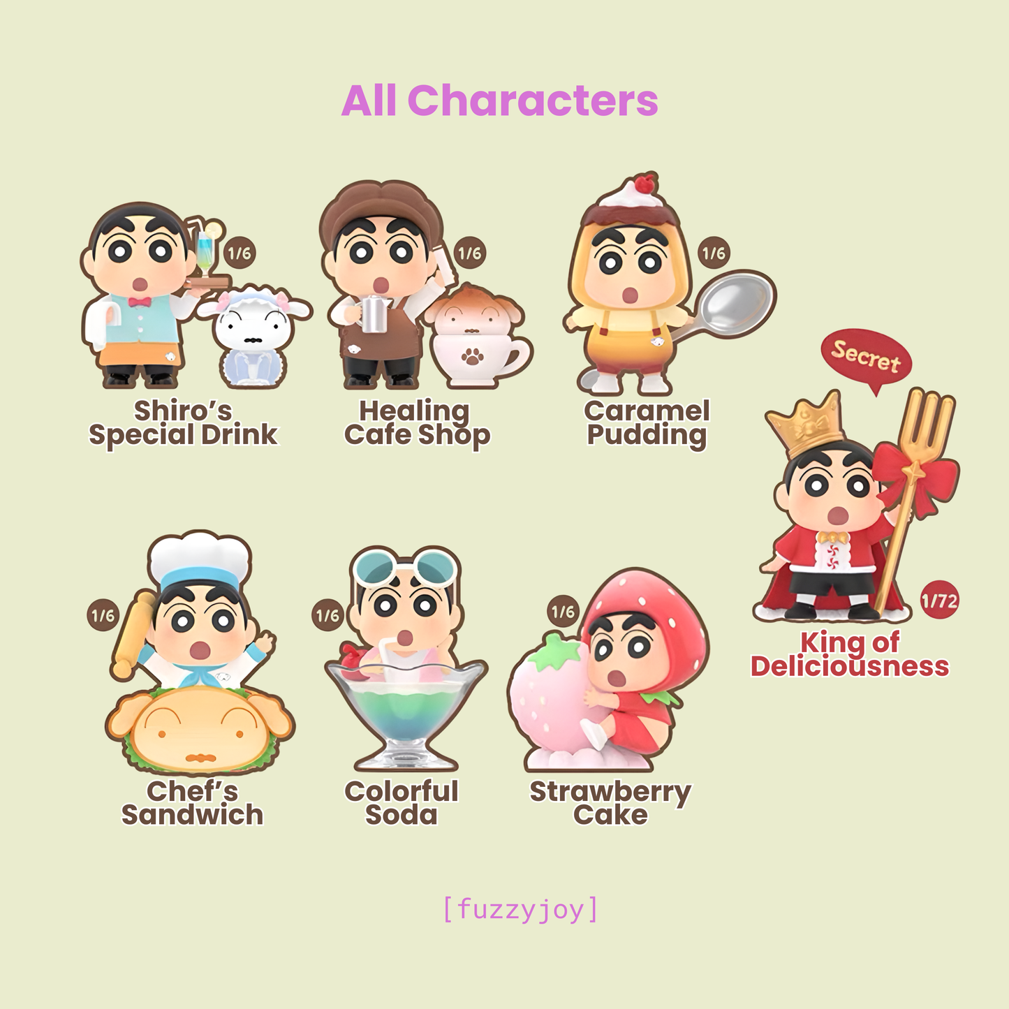 [AU STOCK] Crayon Shin-Chan Delicious Kasukabe Series Blind Box