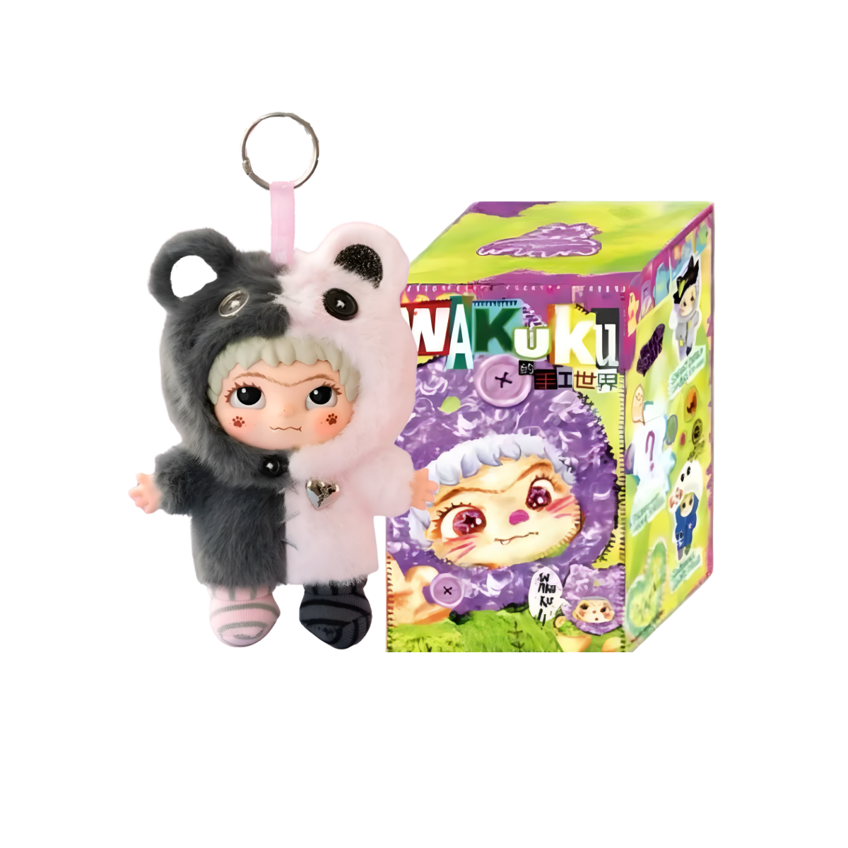WAKUKU The Handicraft World Series Pendant Plush Blind Box