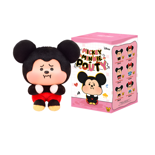Disney Mickey & Minnie Pouty Series Plush Charm Blind Box