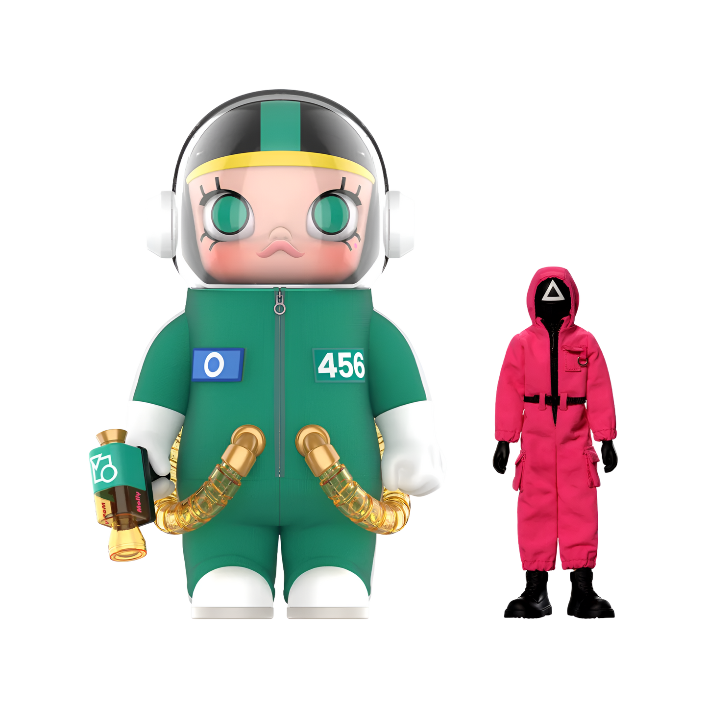 MEGA SPACE MOLLY 400% + Action Figure Squid Game Set