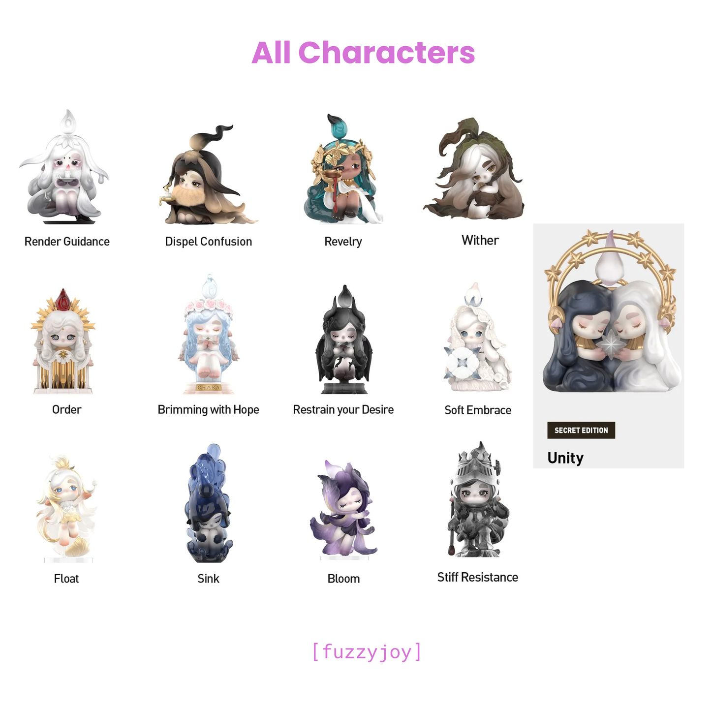 CHAKA Candle Whisper Series Figures