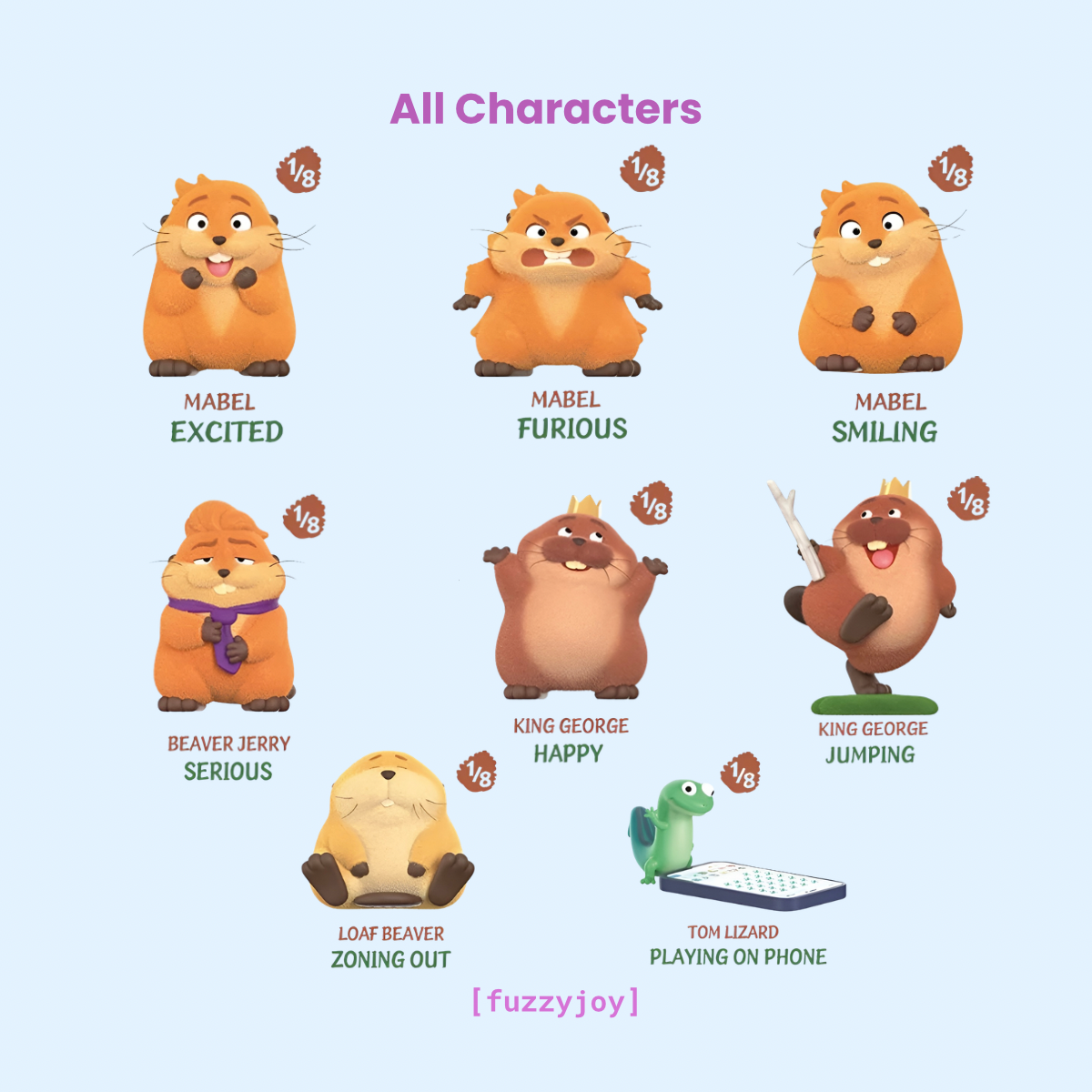 Top Toy Disney Pixar HOPPERS Series Figures Blind Box