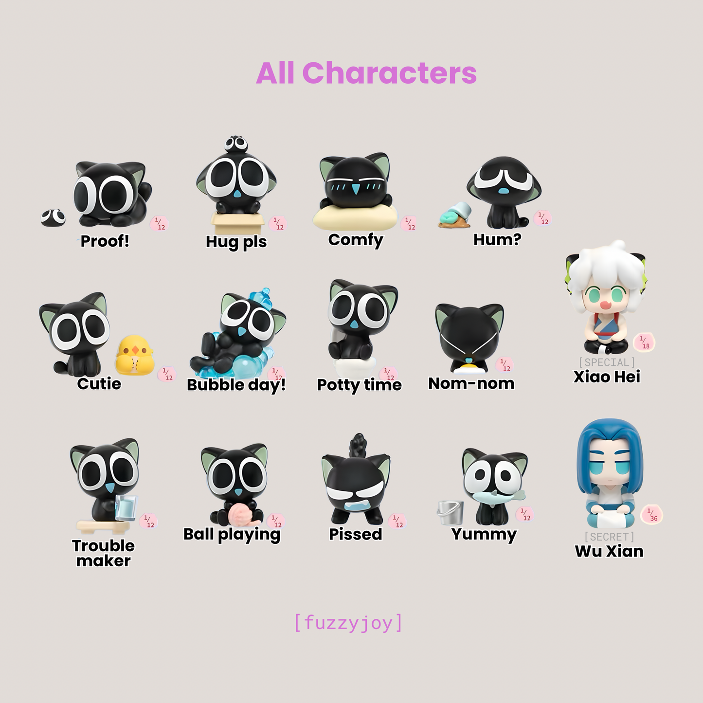 FUNISM Luo Xiaohei Daily Series Small Particle Blind Box