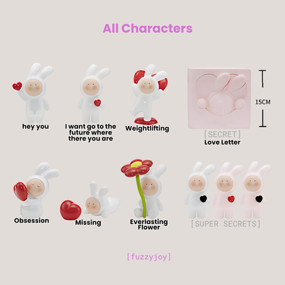 Anthony Fuji Rabbit With Love In The Air Series Figure Blind Box