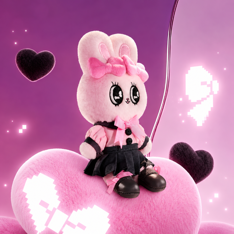 Esther Bunny Long Legs Sweetheart Series Plush Keychain Blind Box