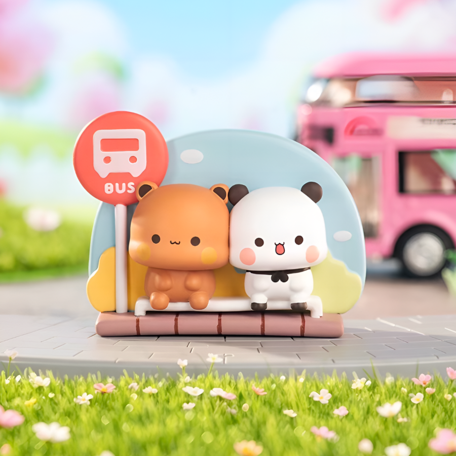 Yier and Bubu Bear Fridge Magnet Blind Box