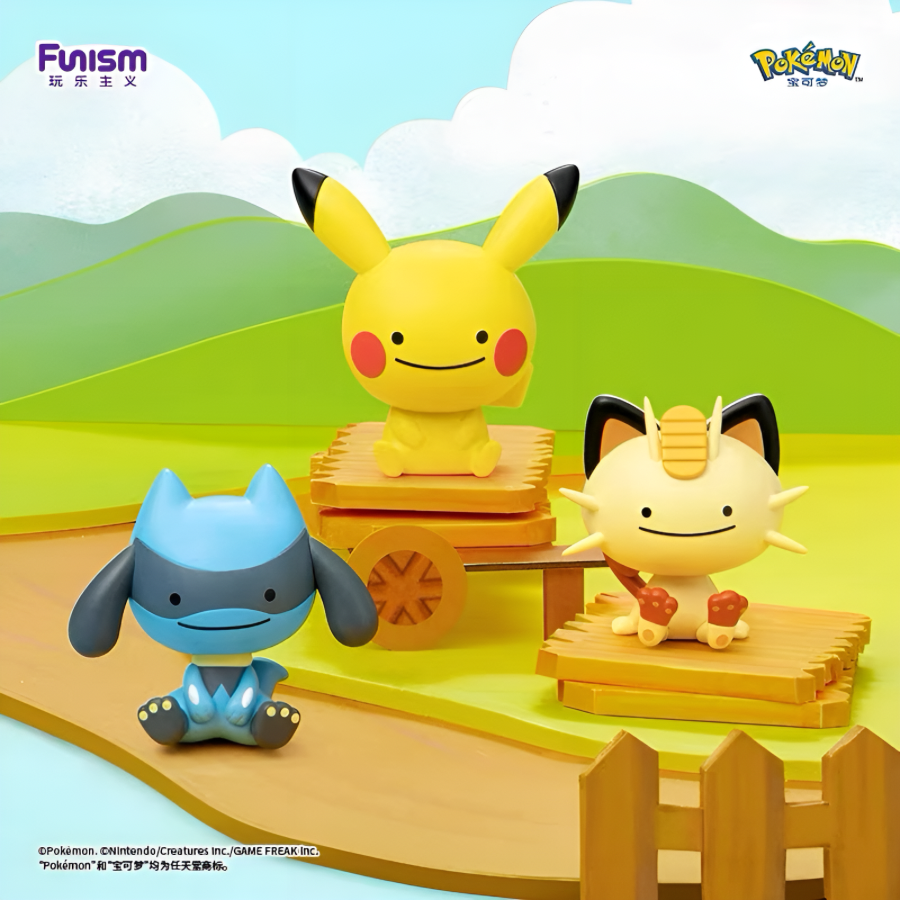 Pokemon Ditto Little Adventures Series Figures Blind Box