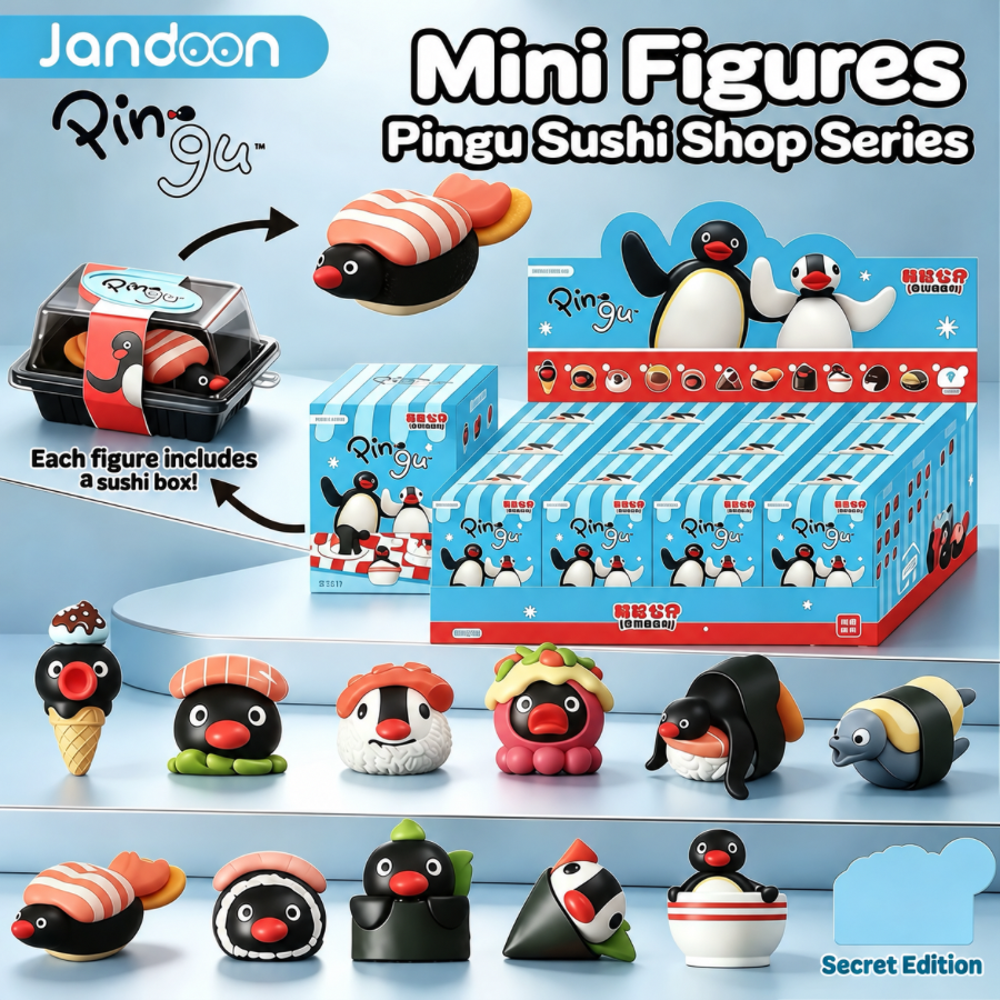 Pingu Sushi Shop Series Figure Blind Box