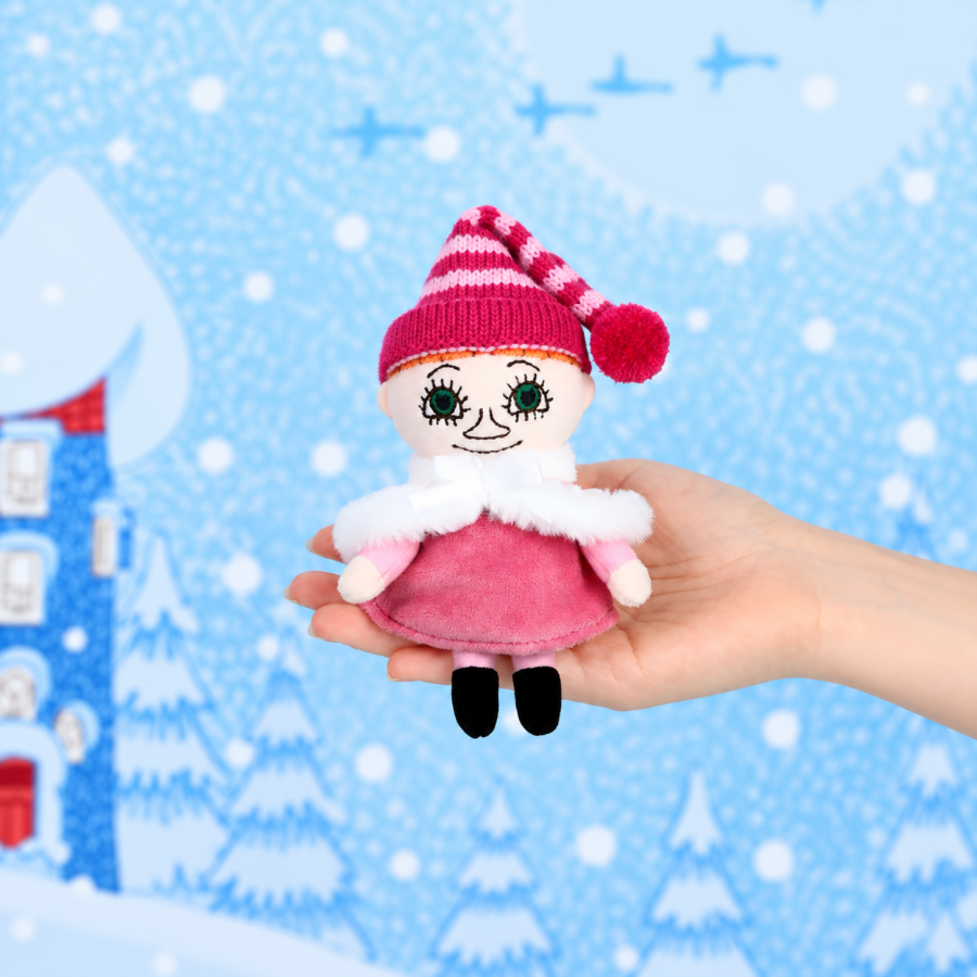 VIPOxMOOMIN Winter Plush Keychain