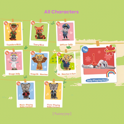Disney Zootopia Childhood Photo Studio Series Figures Blind Box