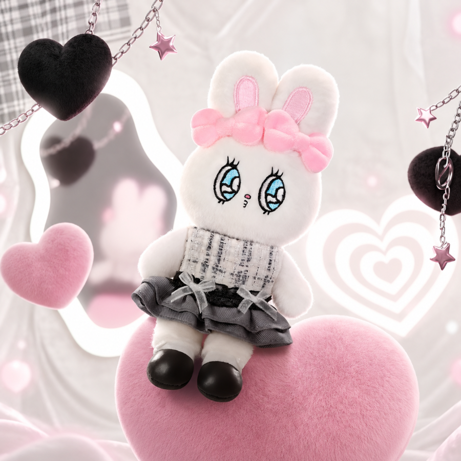 Esther Bunny Long Legs Sweetheart Series Plush Keychain Blind Box