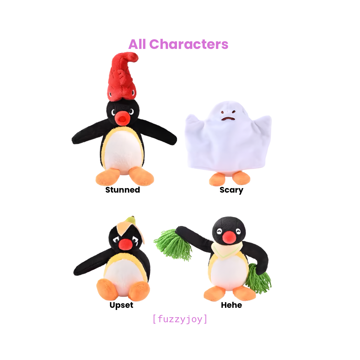 Pingu Emotion Small Fluctuation Series Plush Pendant Blind Box