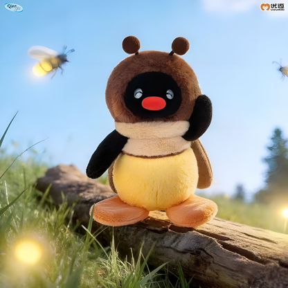 Pingu Cute Bug Friends Club Series Plush Pendant Blind Box