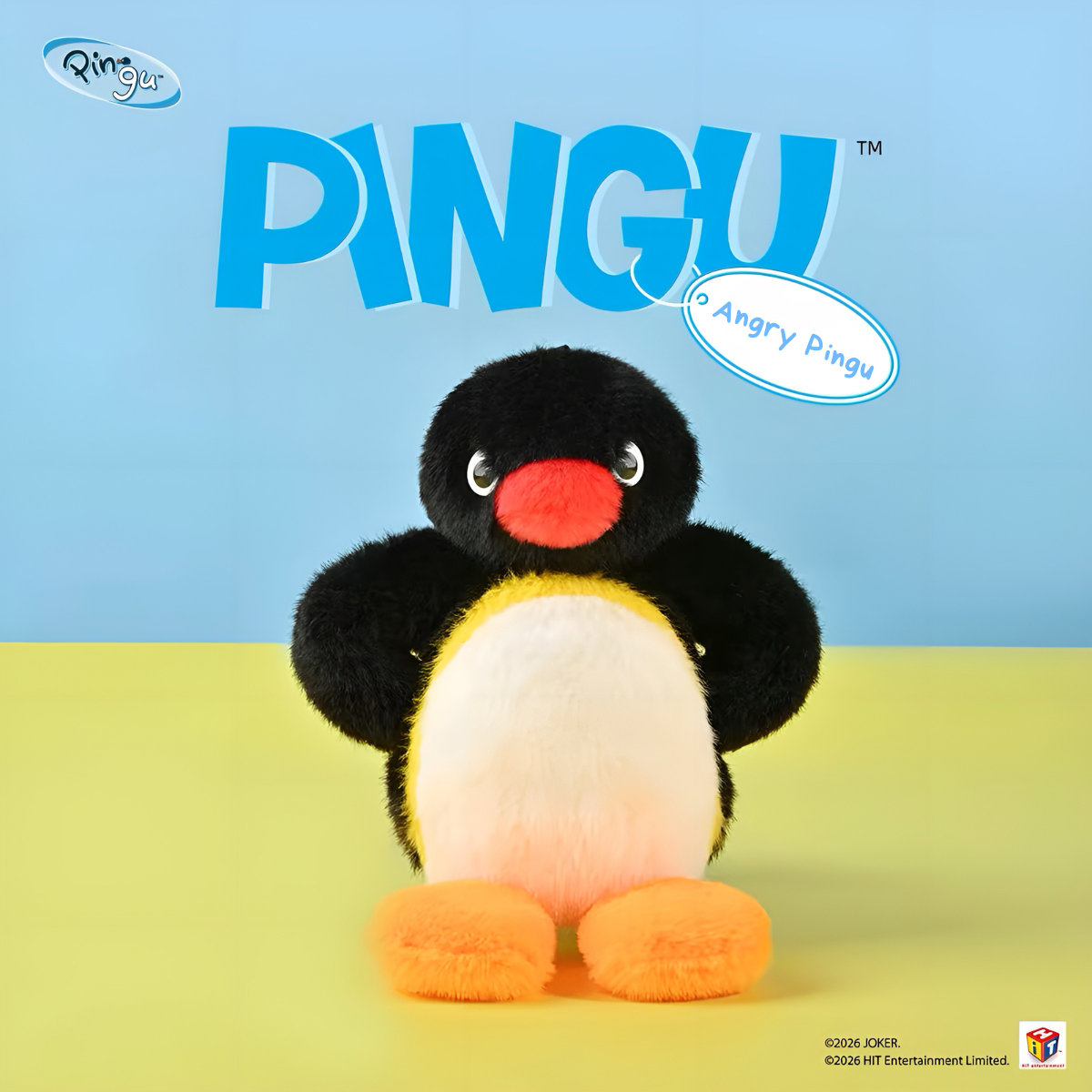 Angry Pingu Plush Pendant