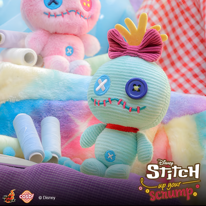 Disney Stitch Up Your Scrump Cosbi Plush Keychain Collection