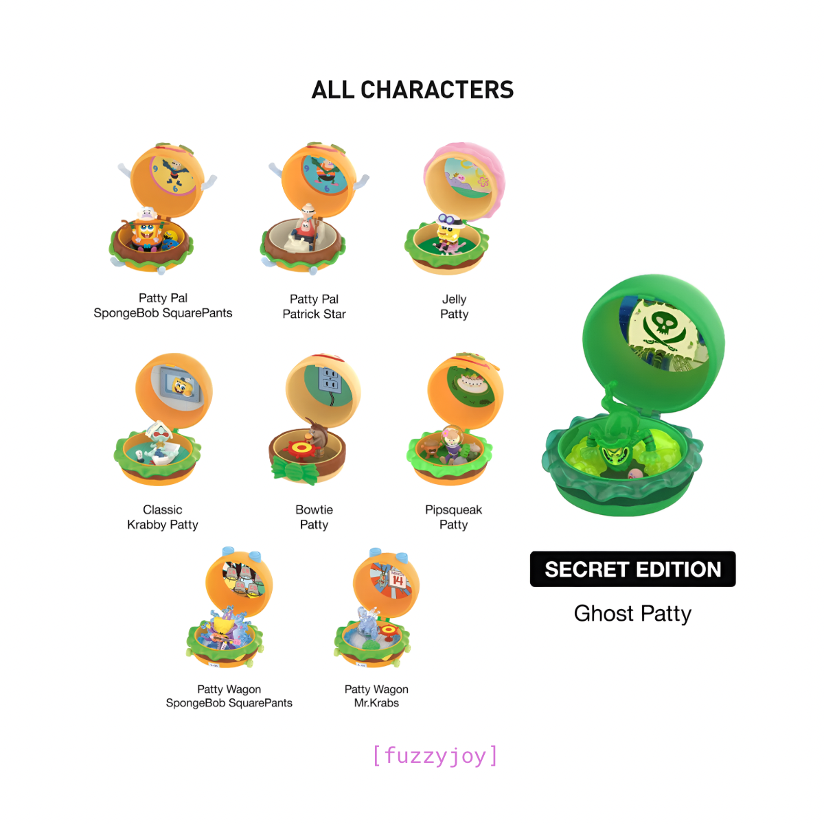 SpongeBob Krabby Patty Bestsellers Series Figures Blind Box