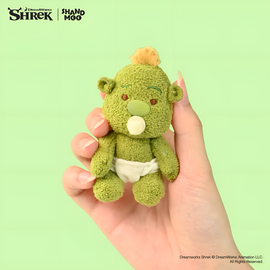 SHAND MOO x Shrek Dot Dot Eyes Series Mini Plush Pendant