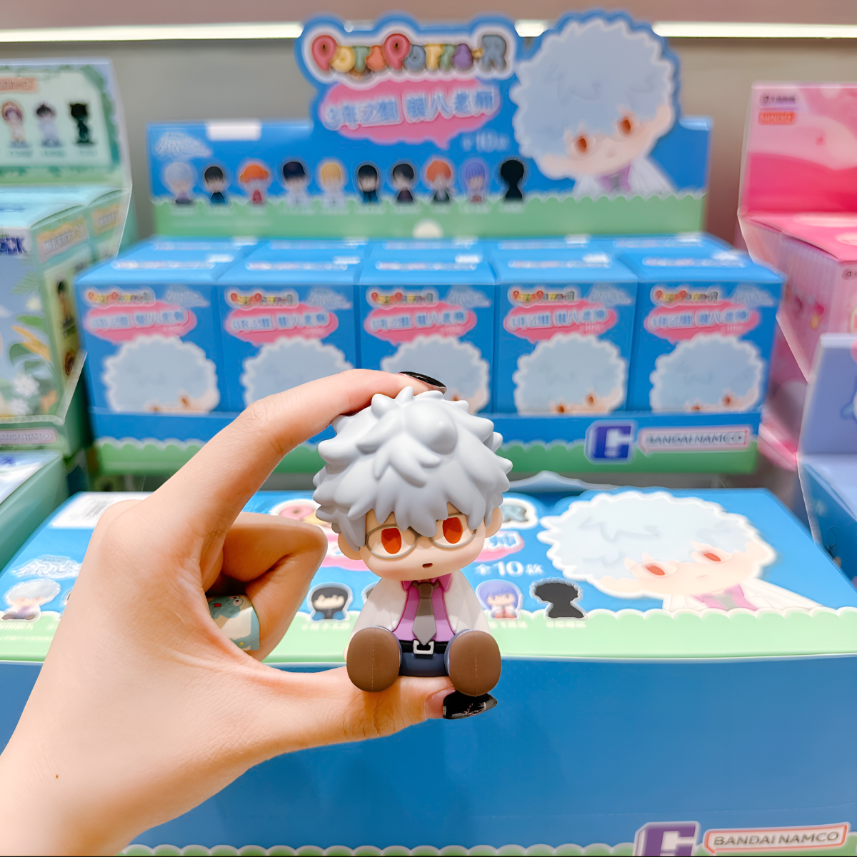 Gintama 3-Z Ginpachi Sensei Potepotte-R Series Soft Figure Blind Box