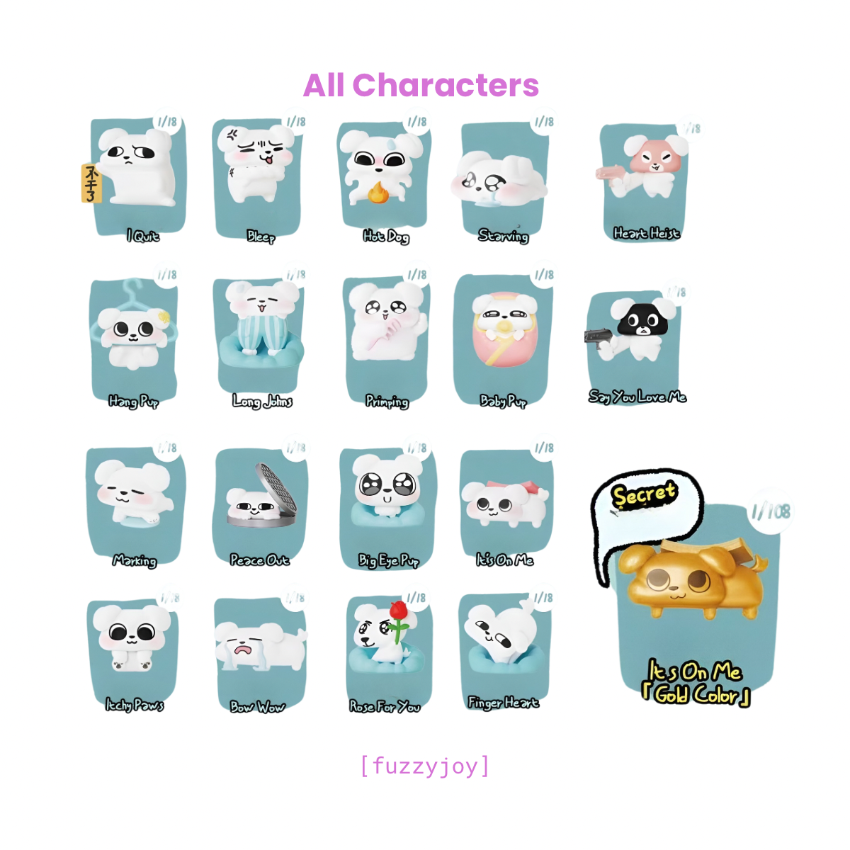 Zoggy So Cute Series Figures Blind Box