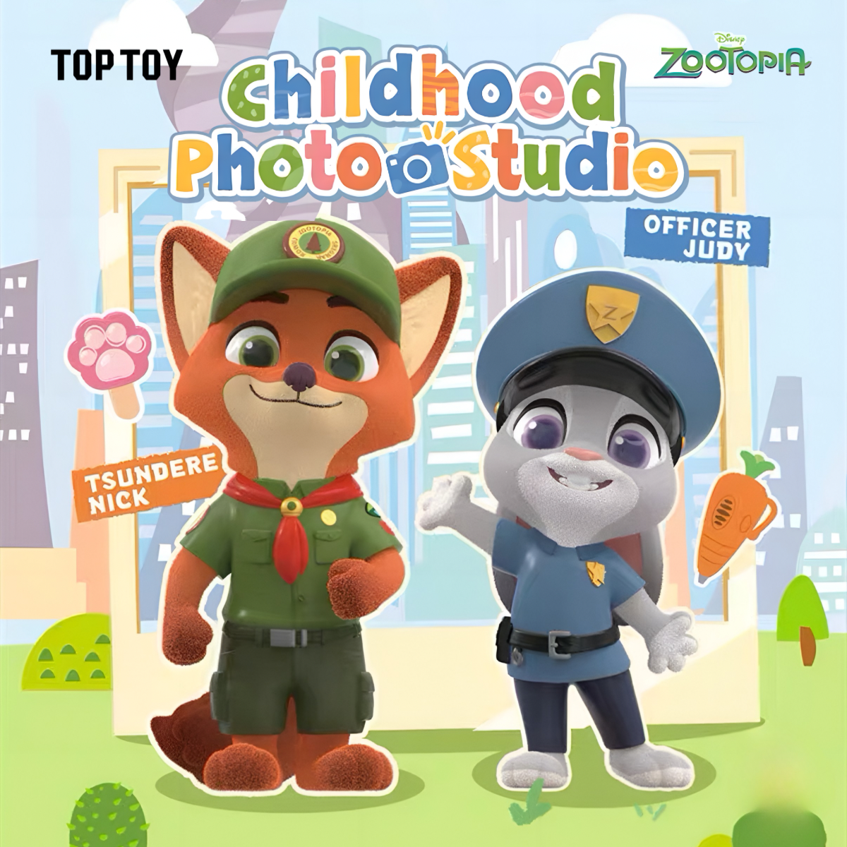 Disney Zootopia Childhood Photo Studio Series Figures Blind Box