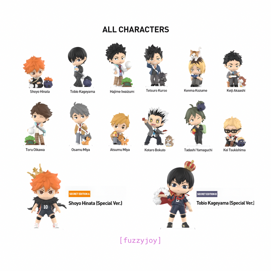 Haikyu!! Off-Court Vibes Series Figures