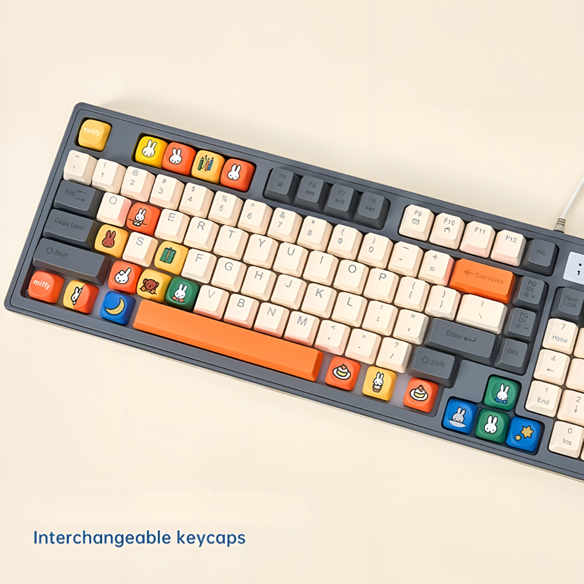 Miffy Keycap Series Keychains Blind Box