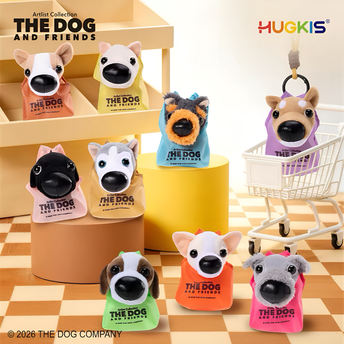 Artlist Collection THE DOG AND FRIENDS Series Plush Pendant Blind Box