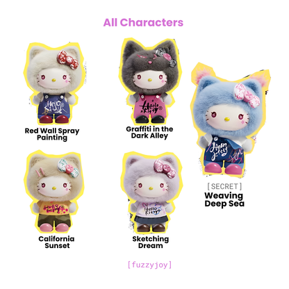 Hello Kitty Graffiti Series Vinyl Plush Blind Box