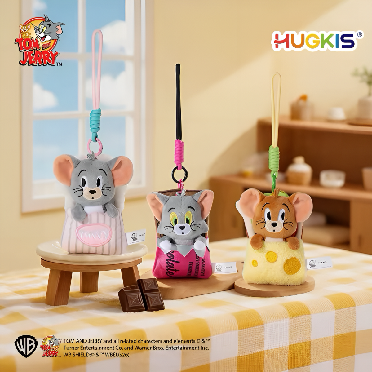 Tom and Jerry Sleep Bag Series Plush Pendant