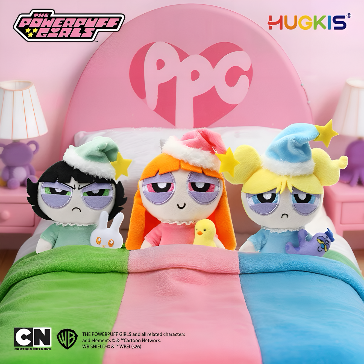 The Powerpuff Girls Good Morning Series Plush Pendant