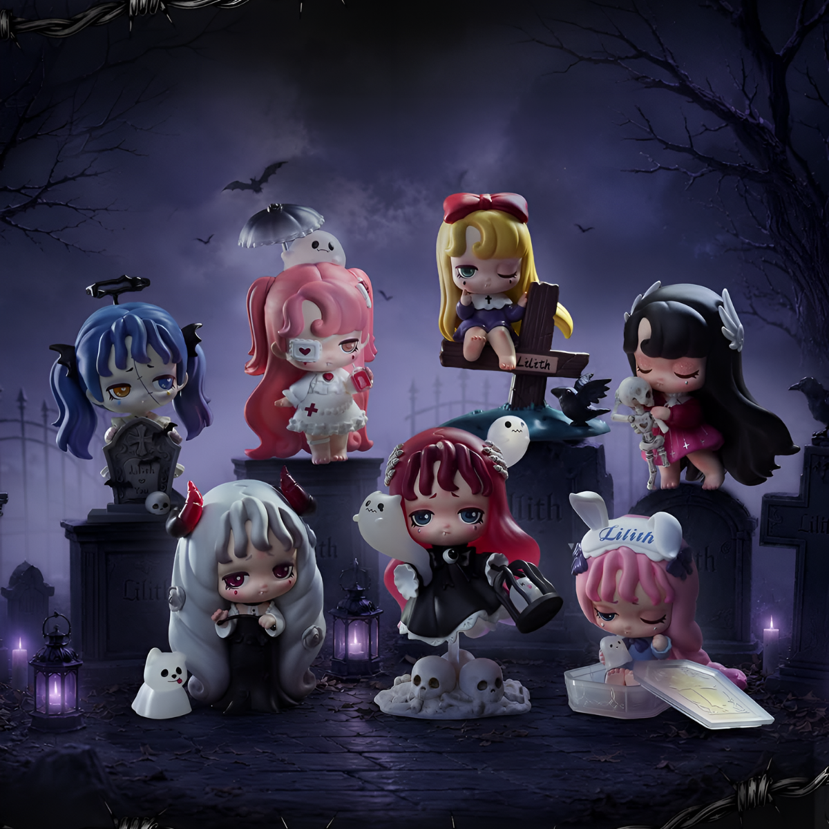 Lilith Nocturnal Shroud Series Figures Blind Box