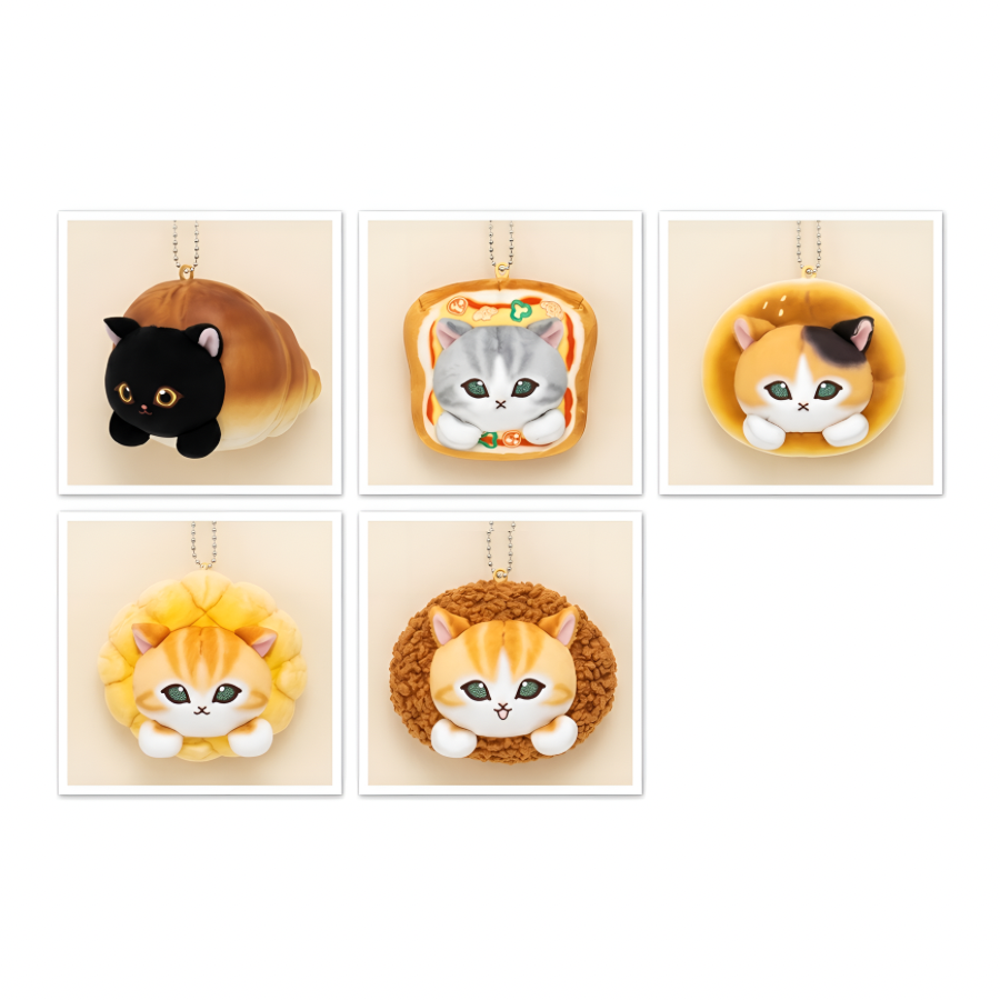 Mofusand Bread Cat Plush Pendant Blind Box