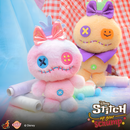 Disney Stitch Up Your Scrump Cosbi Plush Keychain Collection