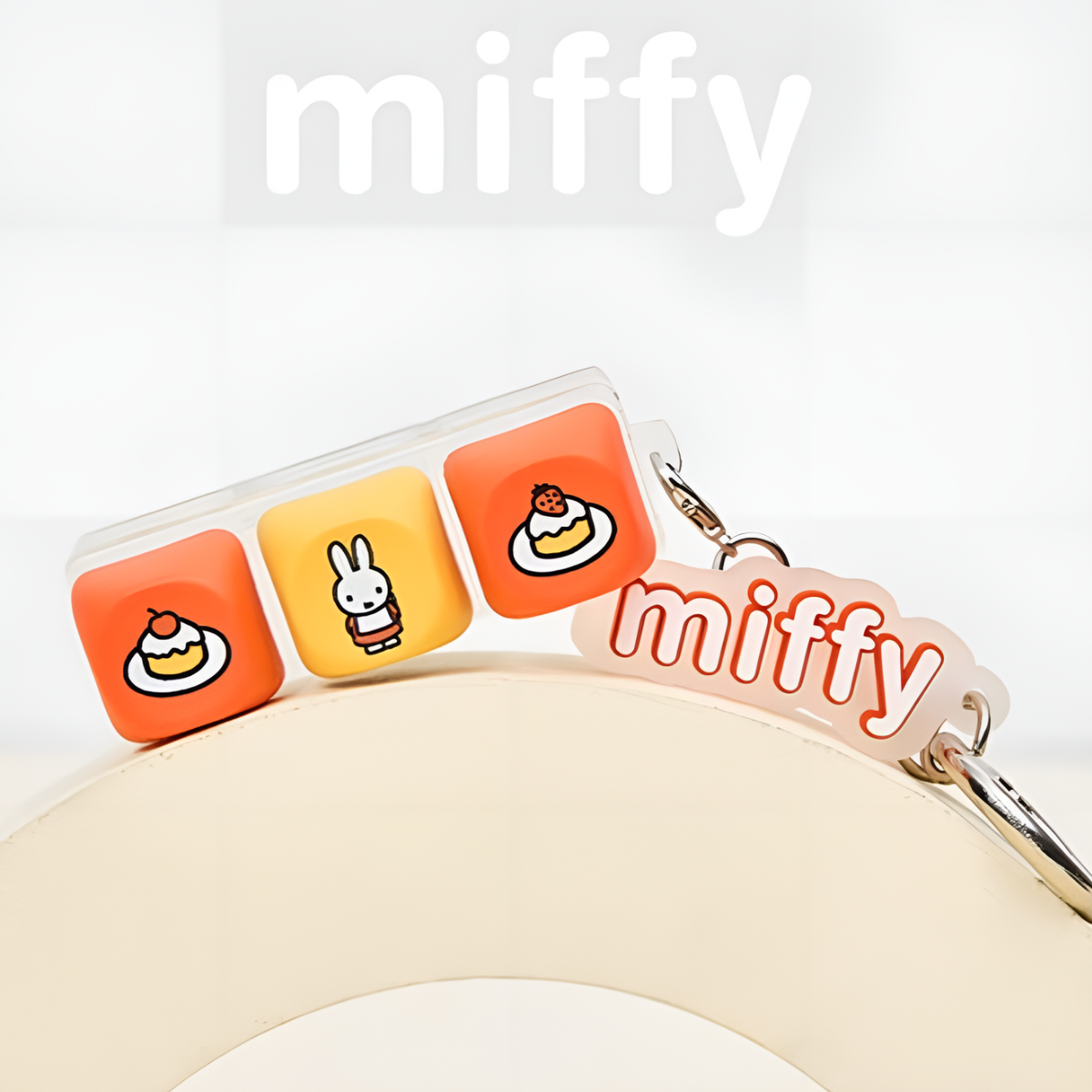Miffy Keycap Series Keychains Blind Box