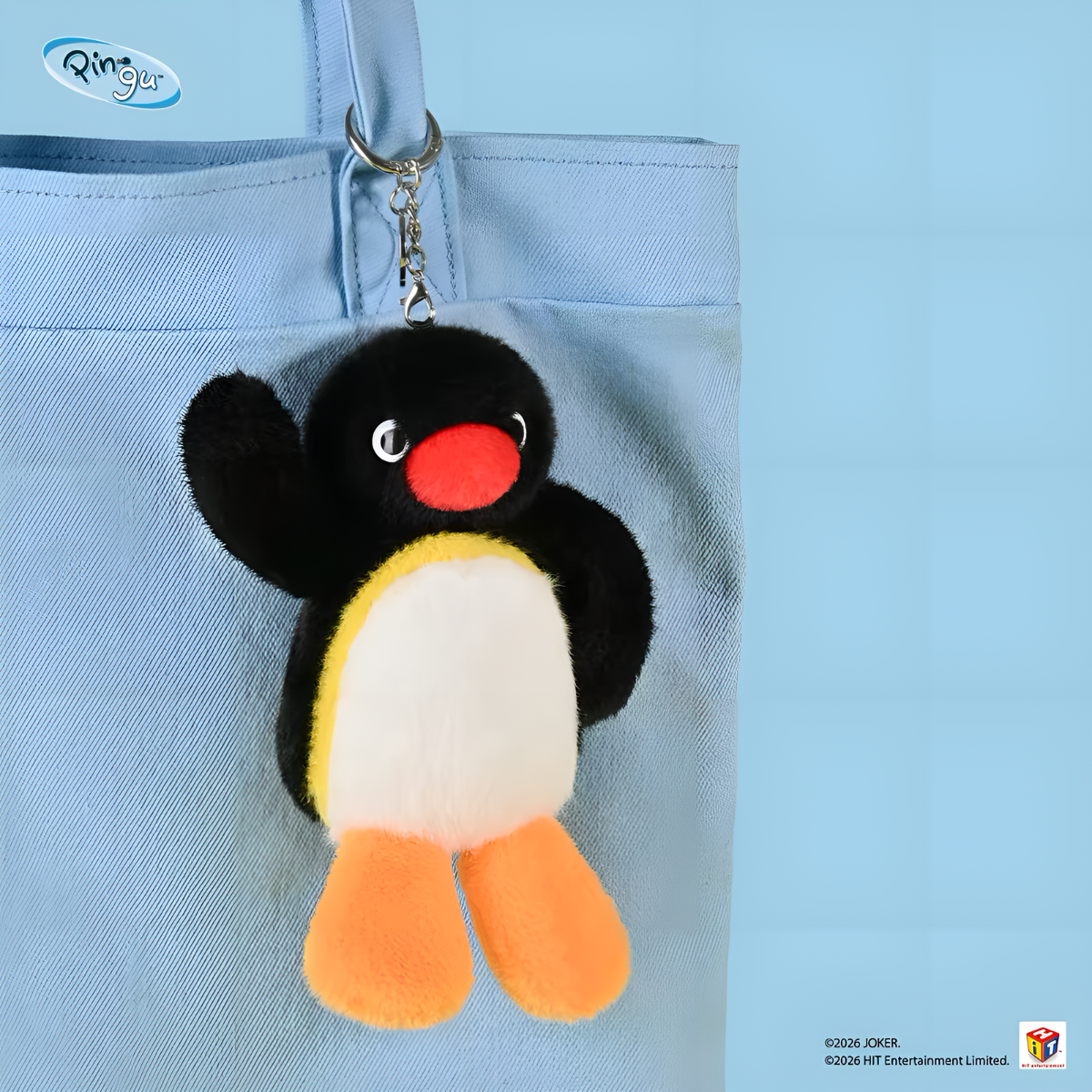Angry Pingu Plush Pendant