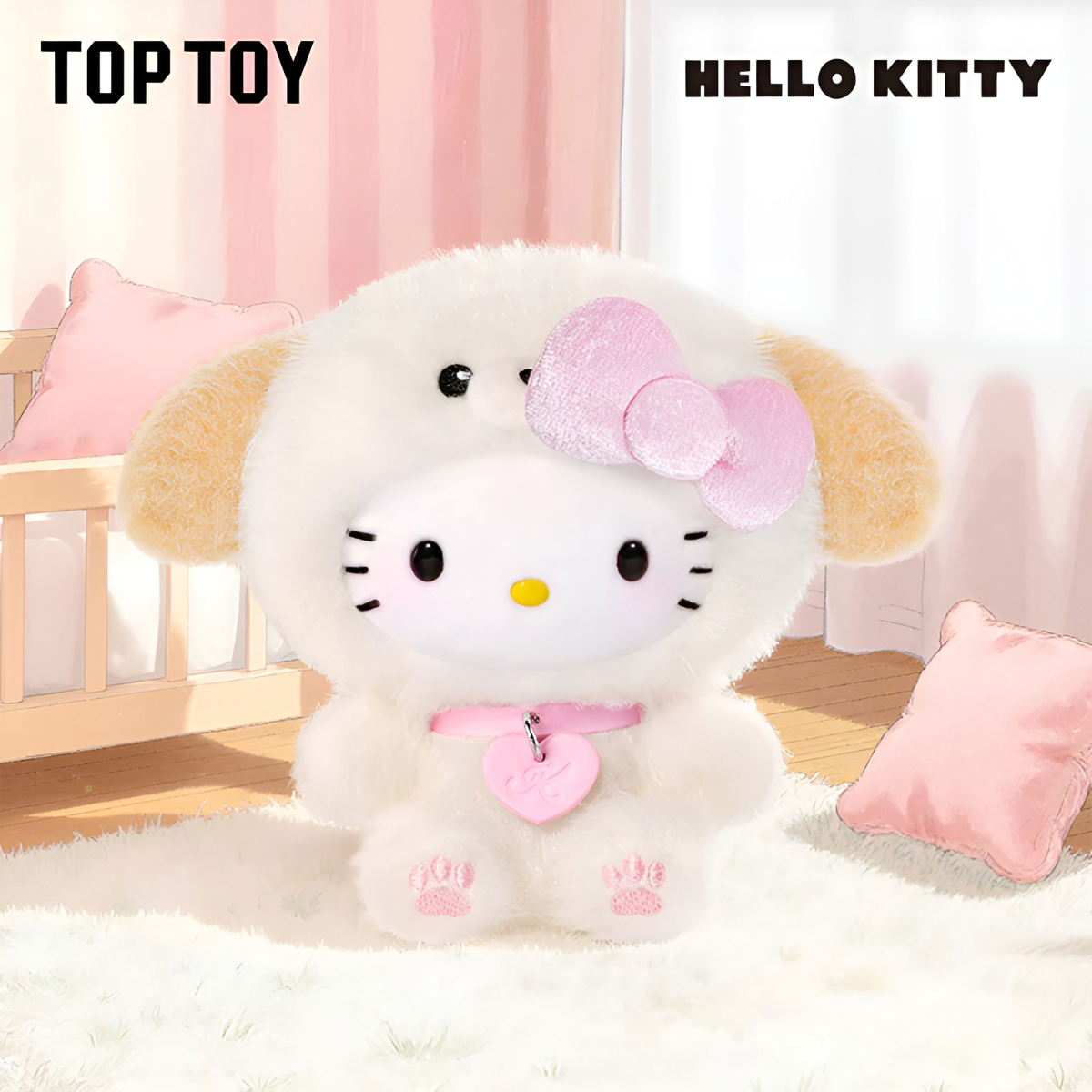 Hello Kitty Puppy Party Series Plush Pendant Blind Box