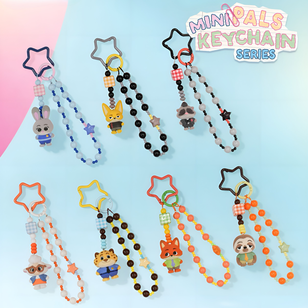 Zootopia Mini Pals Keychain Series Blind Box