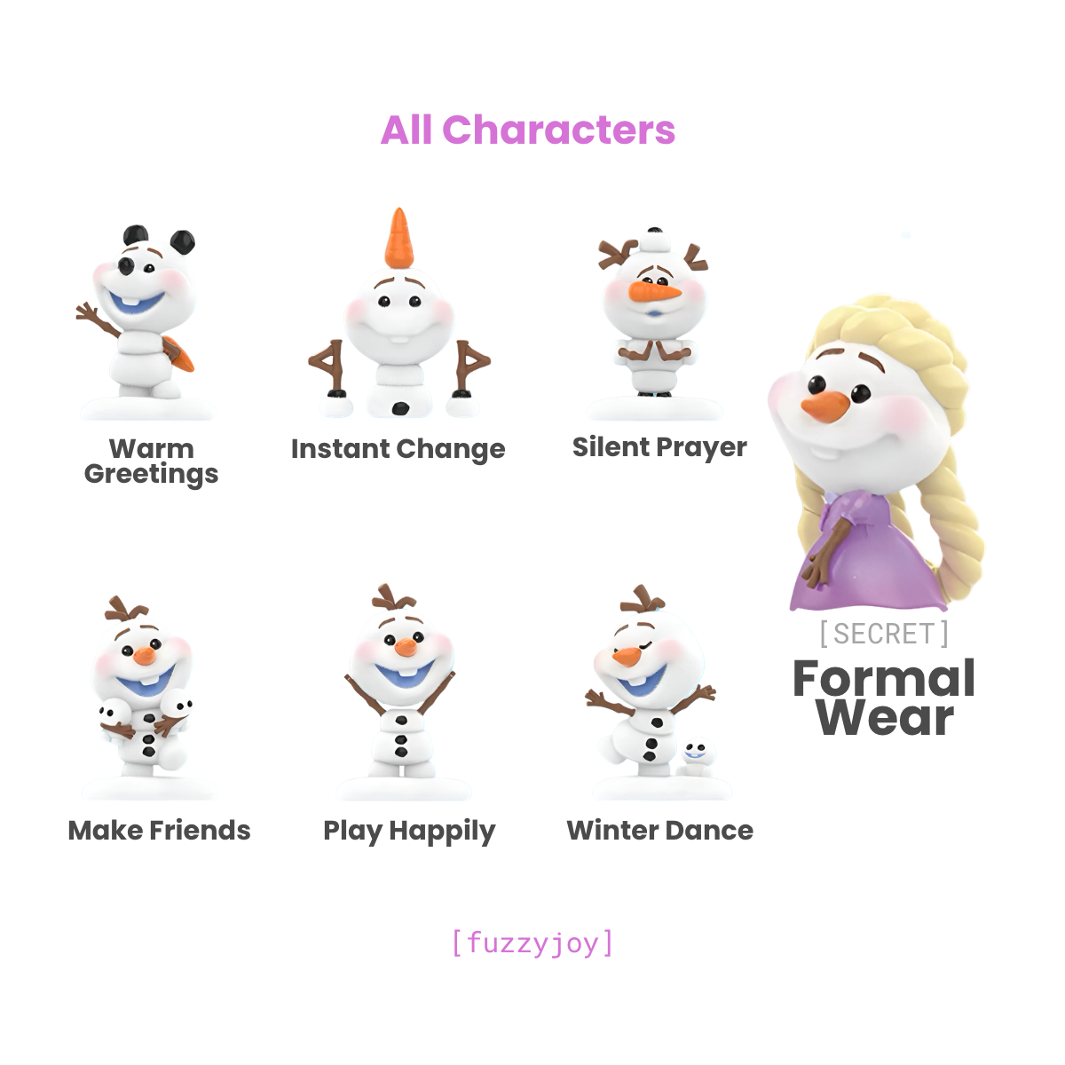 Frozen - Mischievous Olaf Series Figures Blind Box