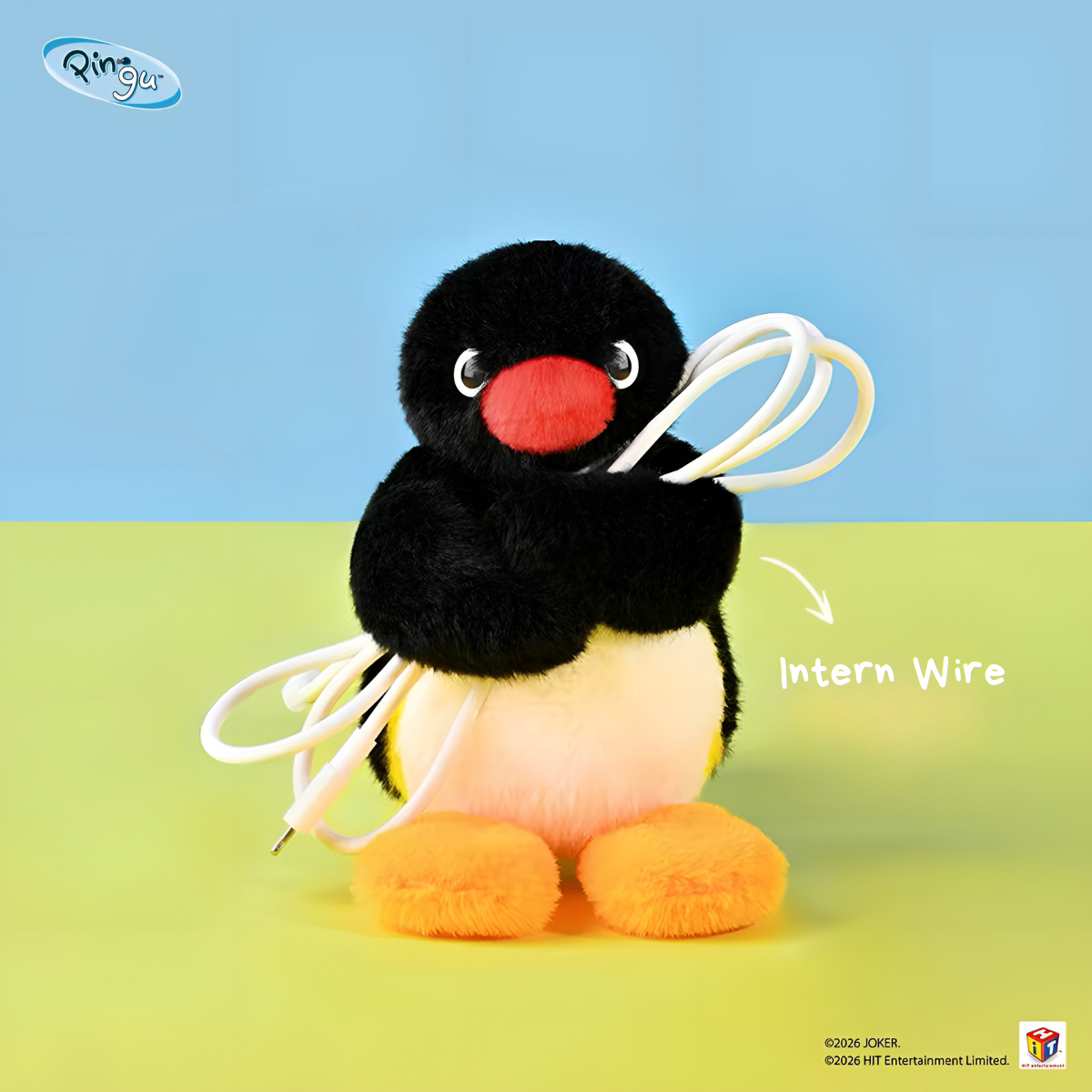 Angry Pingu Plush Pendant