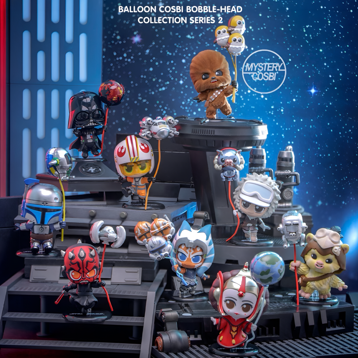 Star Wars Balloon Bobble Head Figure Blind Box Series 2
