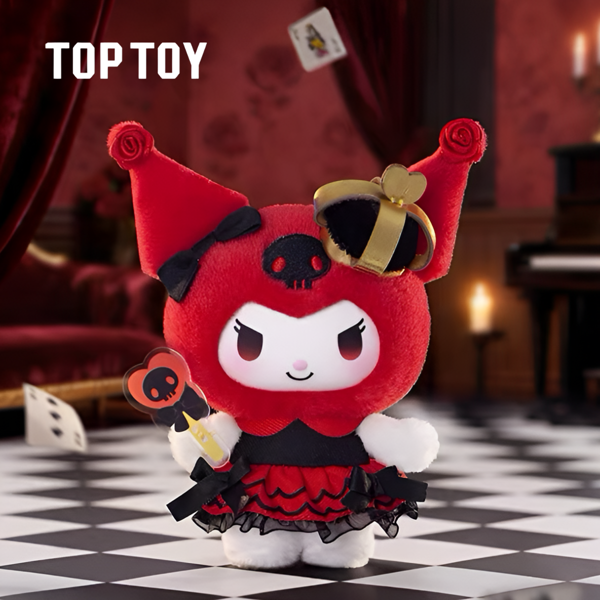Kuromi Poker Kingdom Series Vinyl Plush Pendant Blind Box