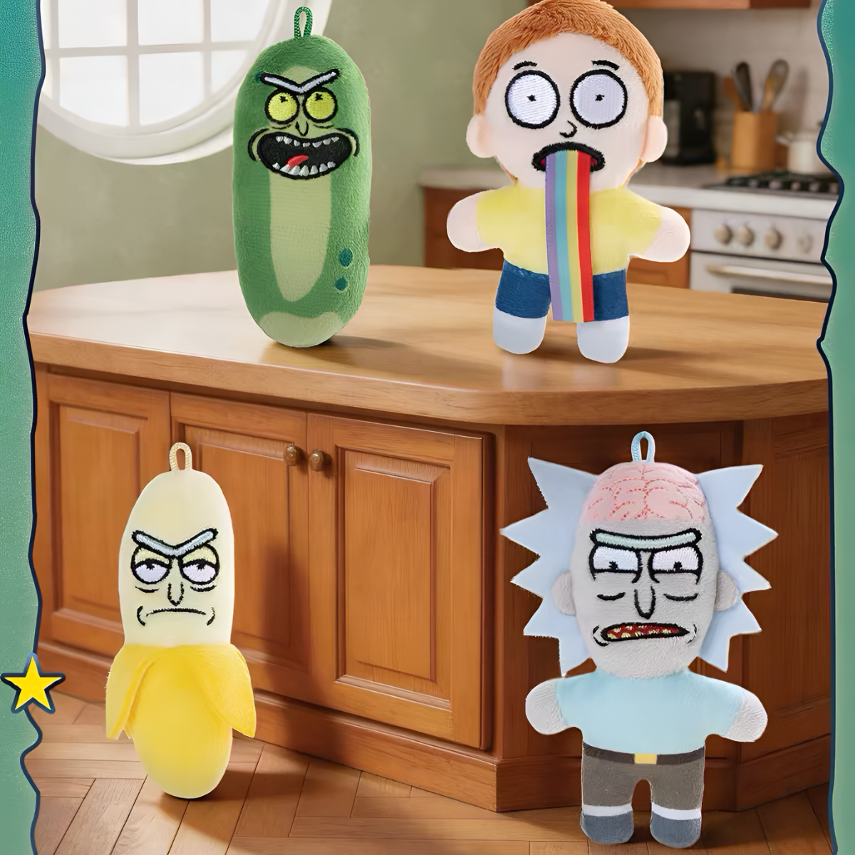 Rick and Morty MultiUniverse Series Plush Magnet Pendant Blind Bag