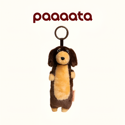 paaaata Dachshund Plush Keychain