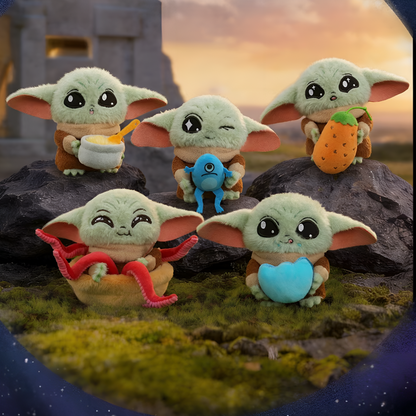 Star Wars The Mandalorian Grogu Full Belly Planet Series Plush Blind Box