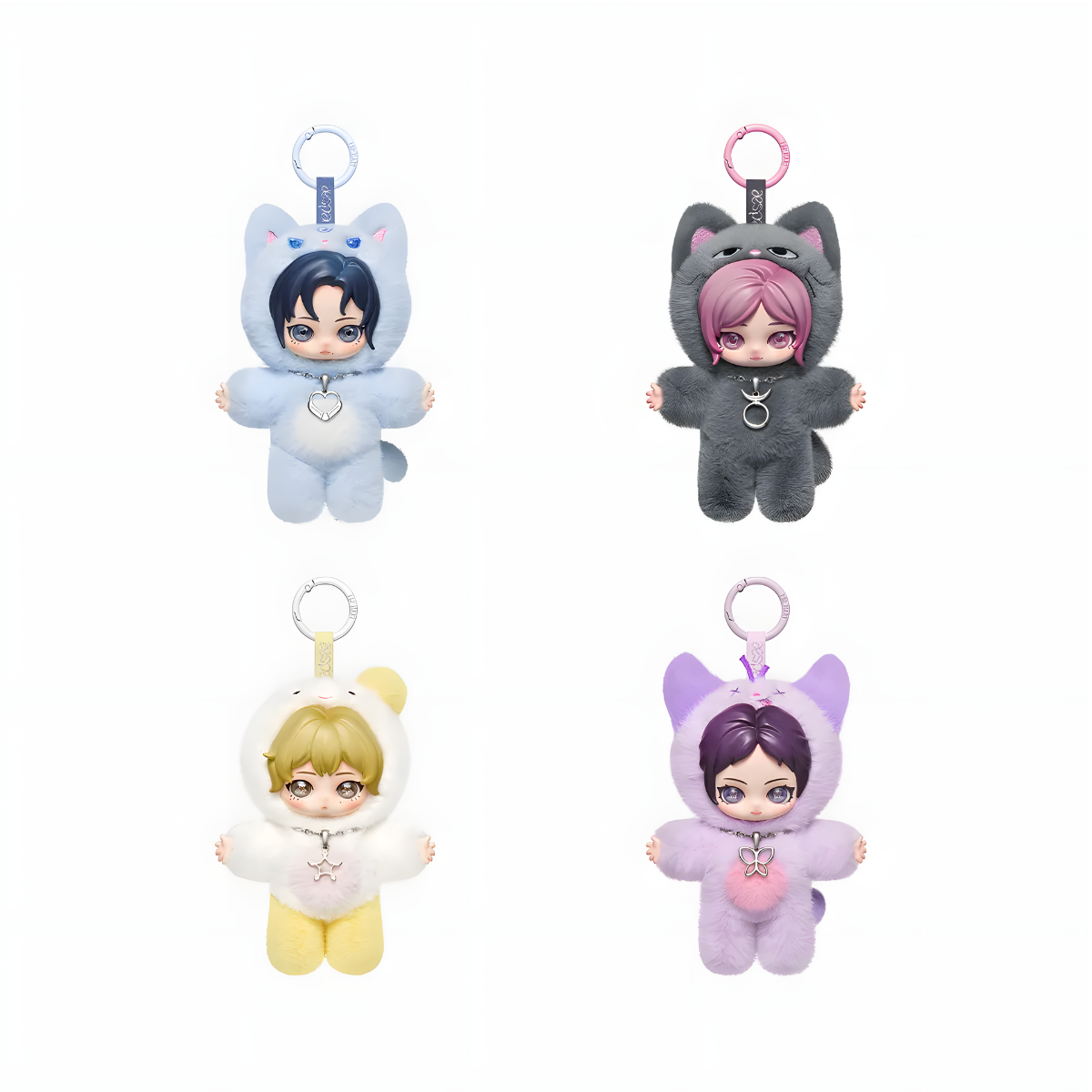 [AU STOCK] aespa Fluffy Club Series Vinyl Plush Doll Pendant