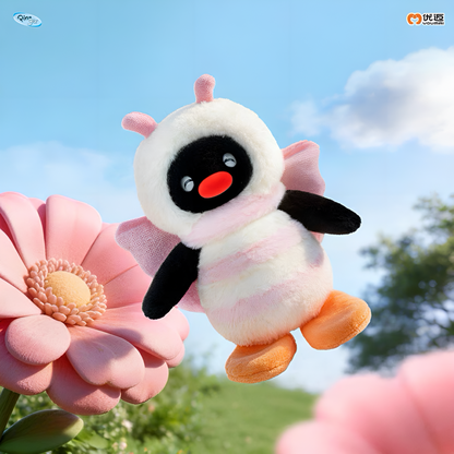 Pingu Cute Bug Friends Club Series Plush Pendant Blind Box