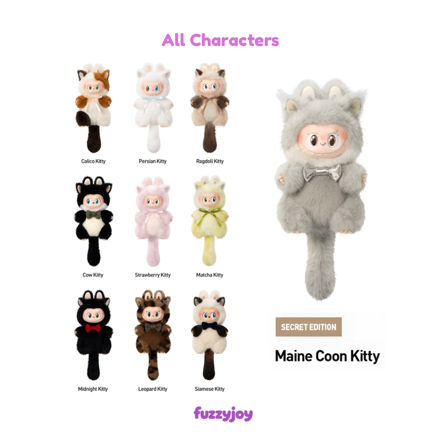 THE MONSTERS CAT MODE ON SERIES Vinyl Plush Pendant