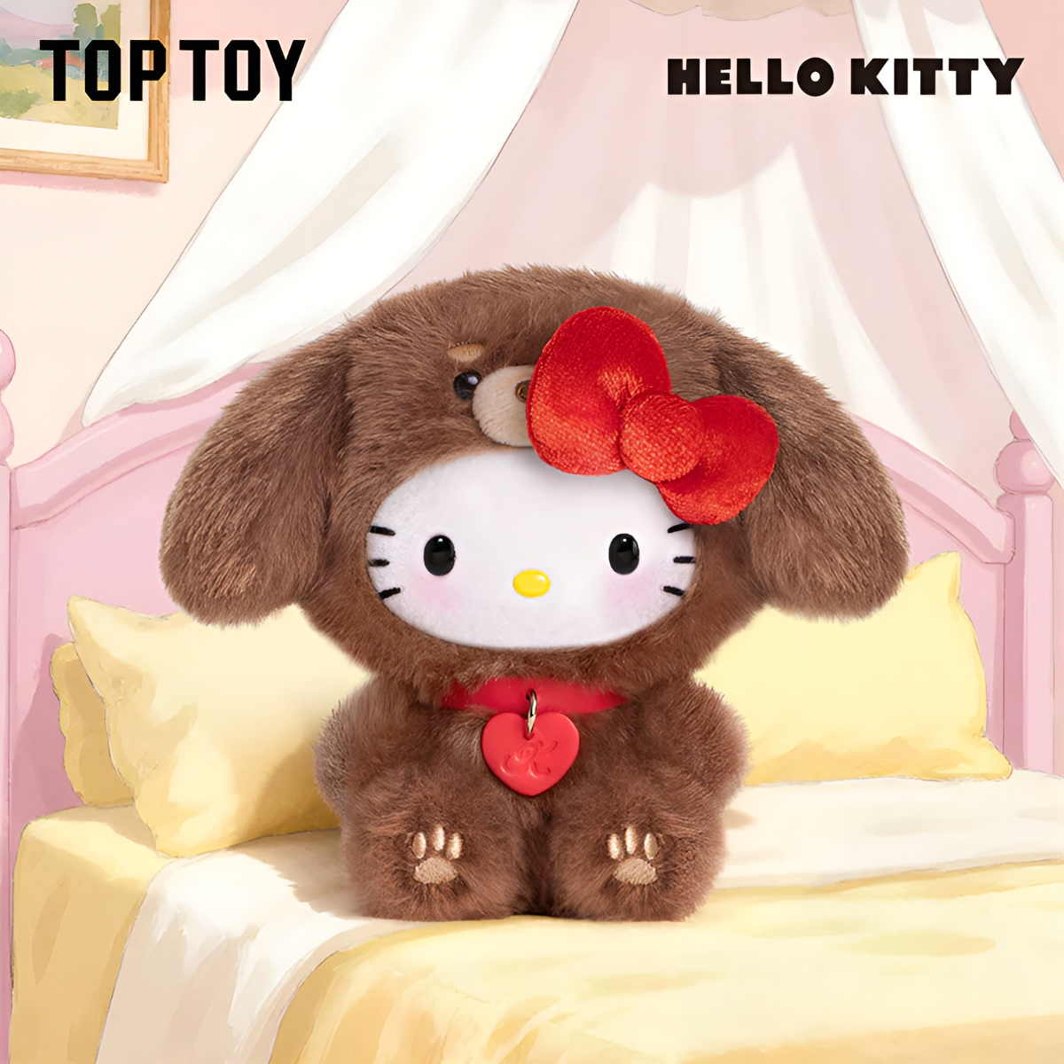 Hello Kitty Puppy Party Series Plush Pendant Blind Box
