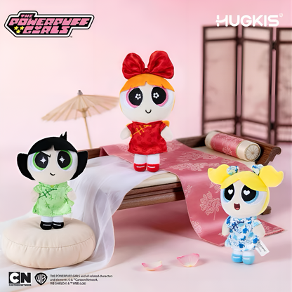 The Powerpuff Girls Flower Cheongsam Style Series Pendant Plush