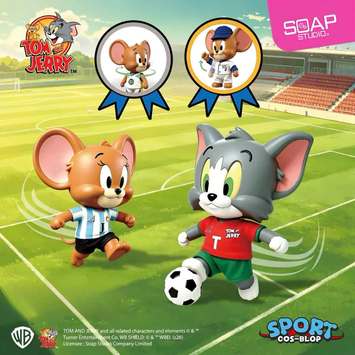 Tom and Jerry Cos-Blop Series Keychains Blind Box
